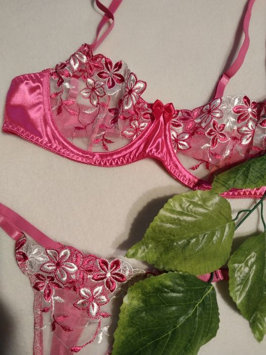 M 38 Seksowny koronkowy komplet bielizny seksowna bielizna biustonosz