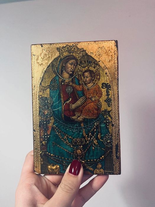 Piekna ikona prawoslawna obraz religijny