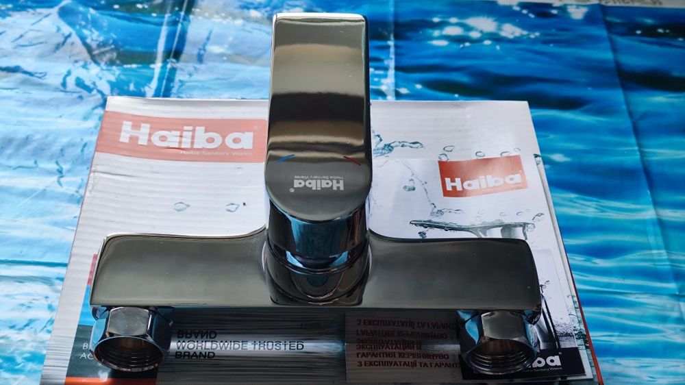 Смеситель для ванны HAIBA ALEX 009 EURO 100% латунь