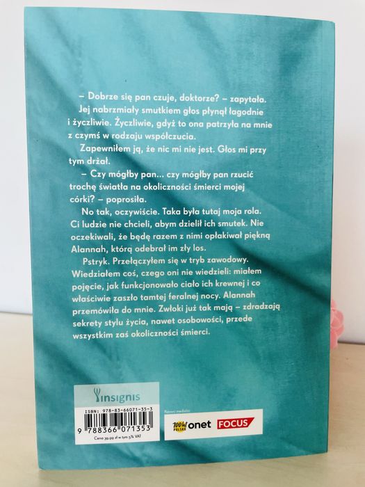 niewyjaśnione okoliczności medycyna sądowa lekarz książka życie śmierć