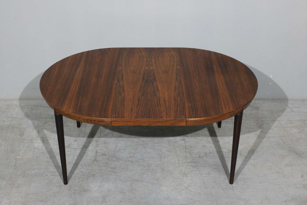 Mesa de jantar redonda Severin Hansen em pau santo | Meados do Século