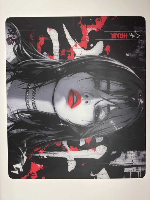 Glsswrks Hana Glass Mousepad - Mint Condition - Original Box - 490x420