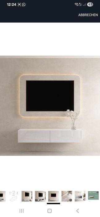 Nao ikea! Mesa de TV / TV Lowboard novo branco