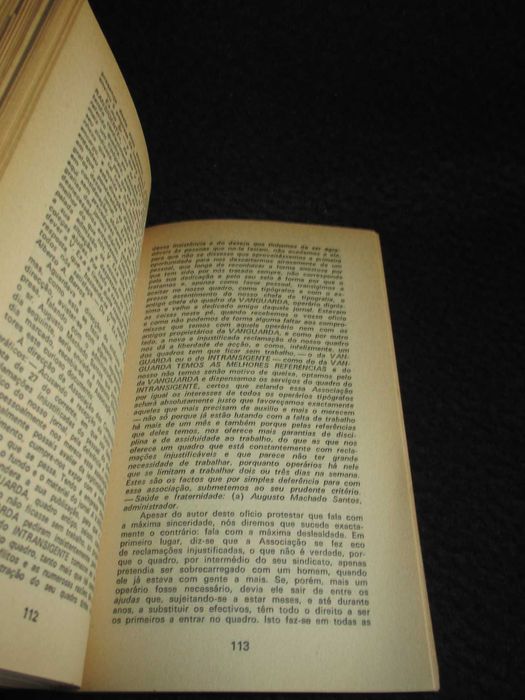 Livro O Operariado e a República Democrática César Oliveira