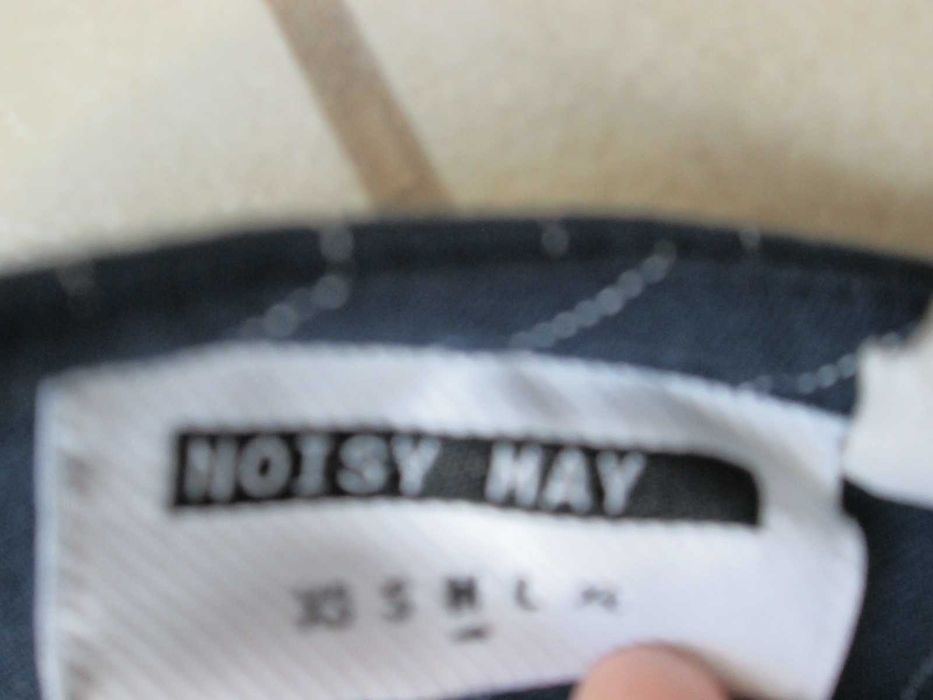Noisy May granatowy luźny szeroki kombinezon w prążki M 38 L 40 j NOWY