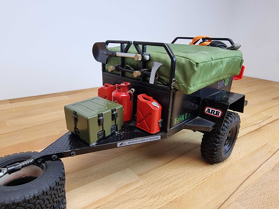 Przyczepka Kempingowa RC z Namiotem RC4WD Bivouac 1/10 M.O.A.B Camping