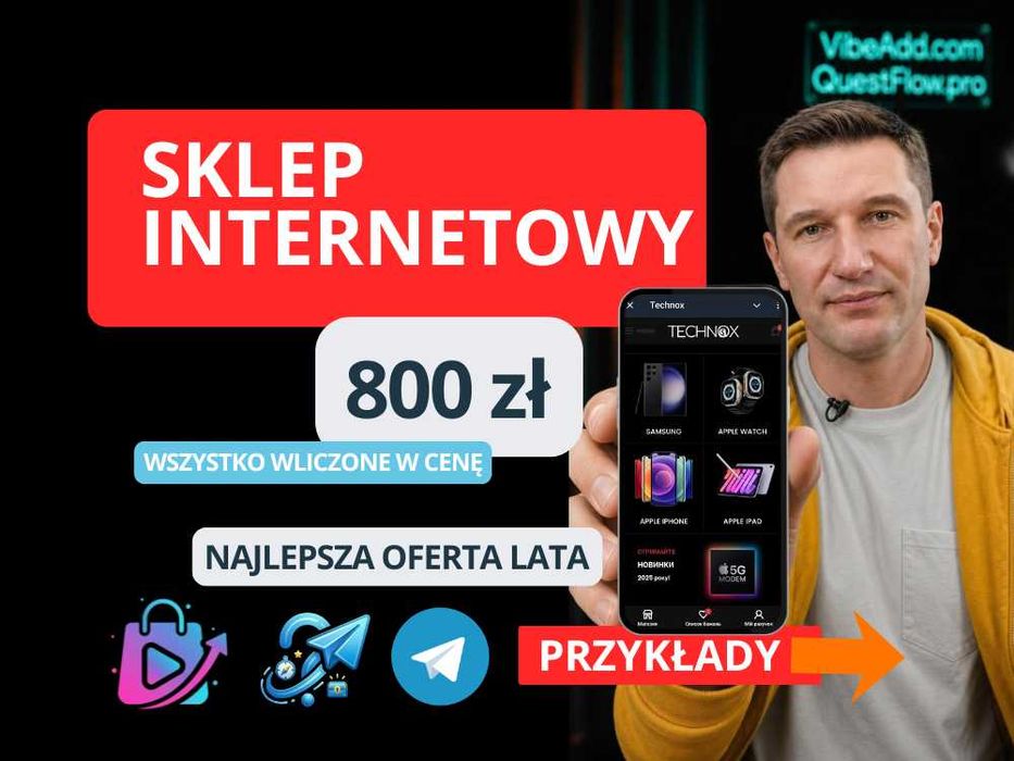 Stworzenie sklepu w Telegramie. Inteligentny bot do obsługi sprzedaży, płatności online i automatyzacji.