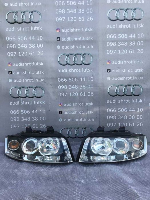 Комплект передніх фар Audi A4 B6 2001-2005 фара фари 8E0