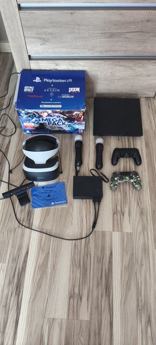 Konsola PS4 plus VR plus dodatki