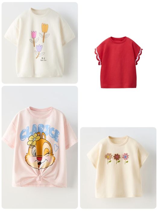 Продам футболки Zara  4 роки у відмінному стані