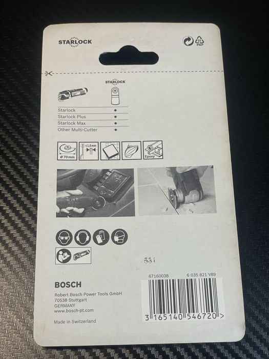 Сегментний диск Bosch ACZ 85 RT3 Starlock (Carbide) PRO
