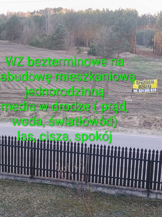Działki z wyznaczonymi warunki zabudowy - Widok 2