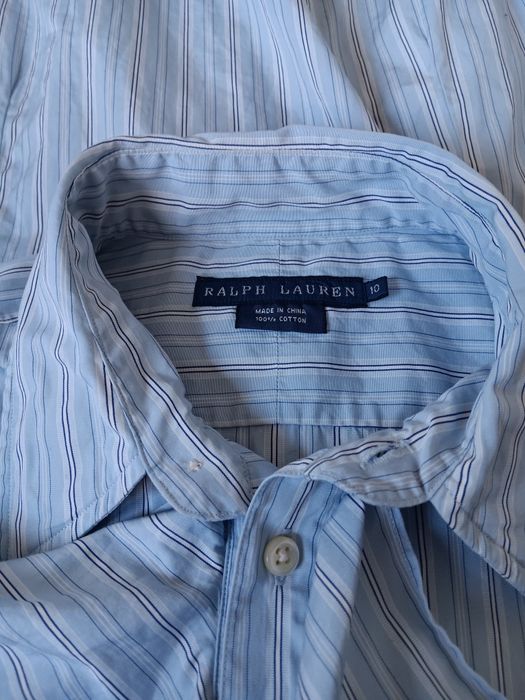 Bawełniana koszula w paski Ralph Lauren