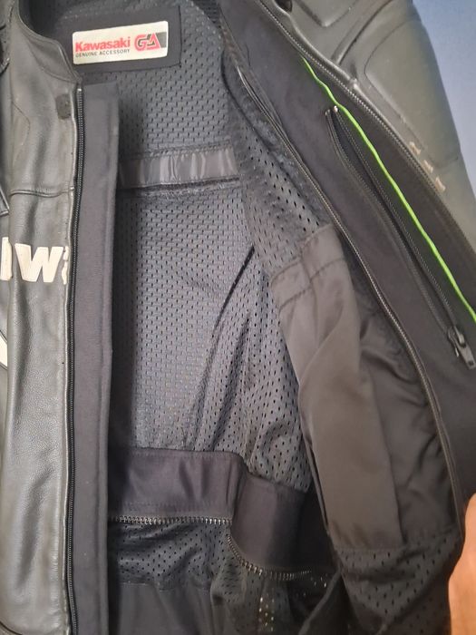 Skóra kurtka skórzana motocyklowa Kawasaki Ginza oryginalna