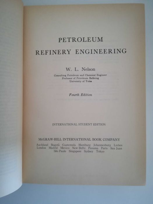 livro - Petroleum refinery engineering
