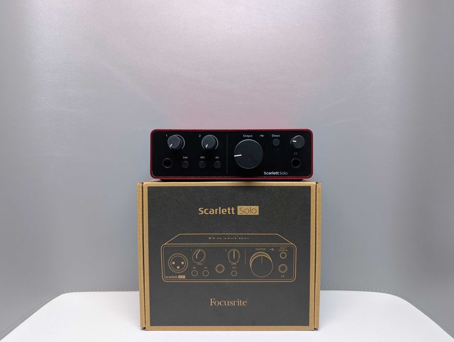 focusrite scarlett solo 3rd gen - Купить студийное оборудование