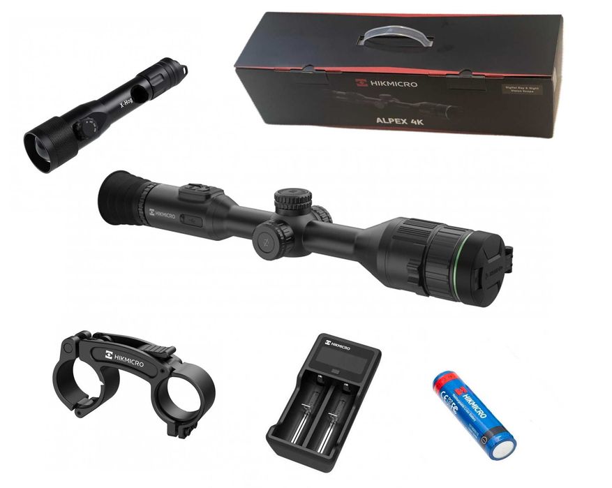 HIKMICRO Alpex 4K XHOG PRO celownik noktowizyjny noktowizja luneta noktowizyjna największy wybór Sklep CentrumTermowizji.pl Warszawa Wawer Raty 0%