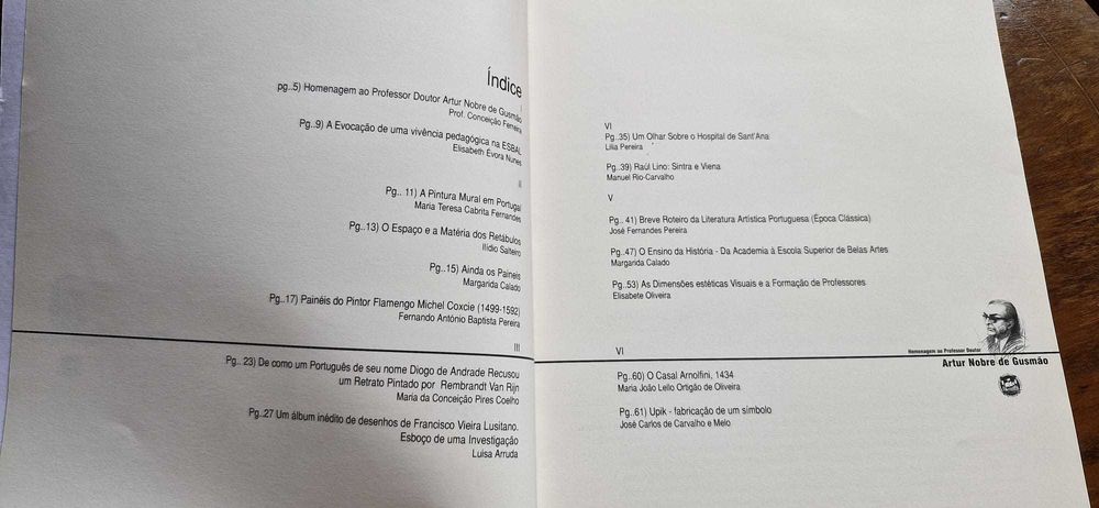 Homenagem ao Professor Doutor Artur Nobre de Gusmão