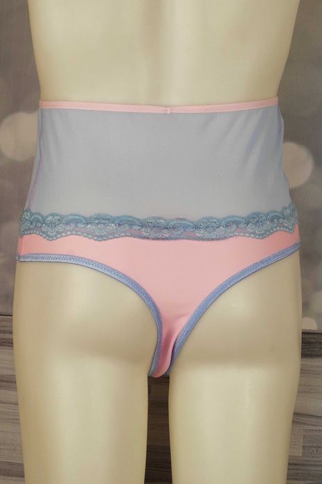 Slipy, stringi męskie koronkowe, bielizna crossdress, rozmiar L/XL