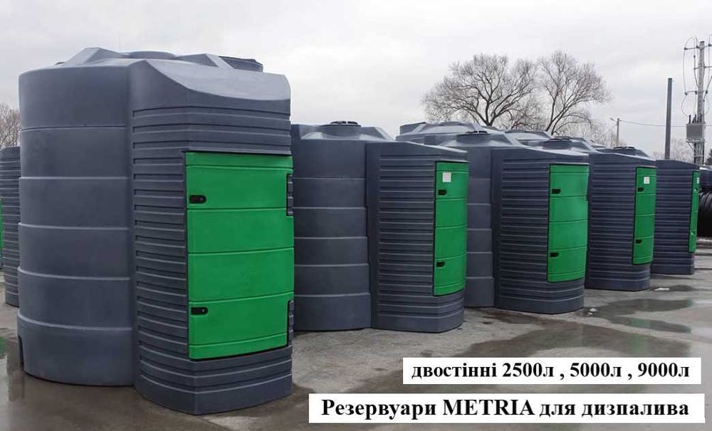 Резервуар 5000л двостінний для палива Міні АЗС під ключ Бочка Ємність