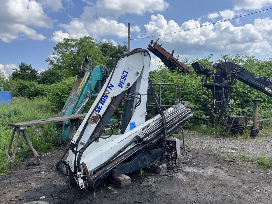 Кран маніпулятор Pesci 105 7.7м        hiab palfinger Atlan fassi