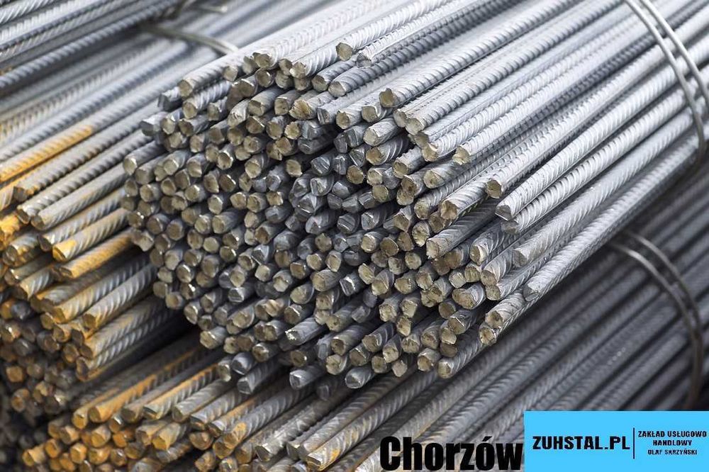Pręty zbrojeniowe Chorzów – stal fi6–fi20 z DOSTAWĄ i ROZŁADUNKIEM