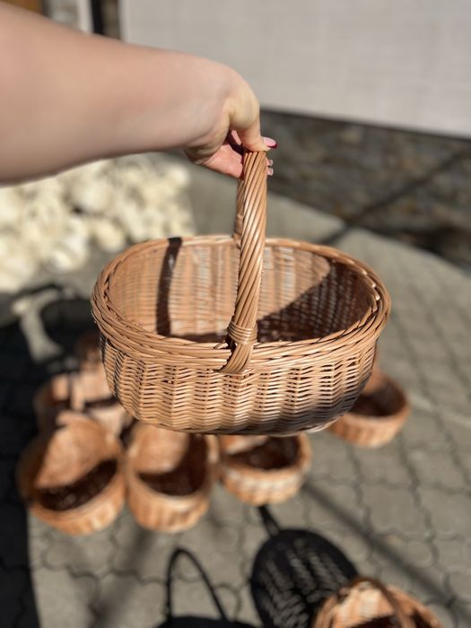 Кошик кошики з натуральної лози Кошики на Паску Кошики великодні кошик