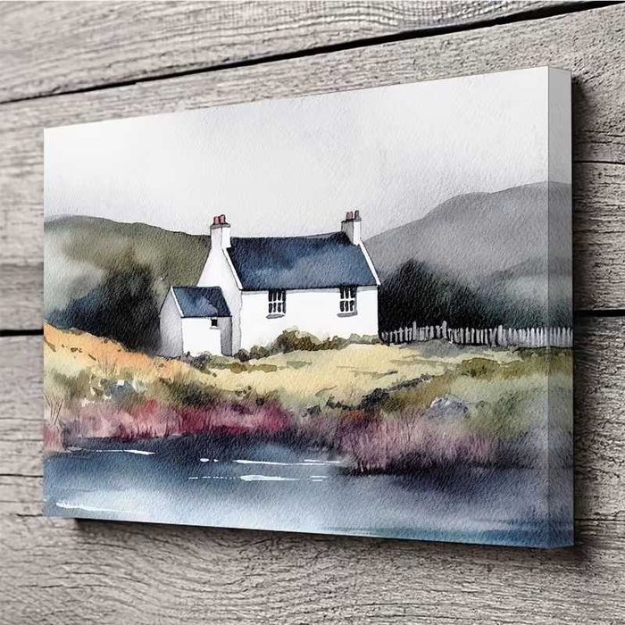 PLaski, 1 szt. Szkocka Chatka Wyspa Skye