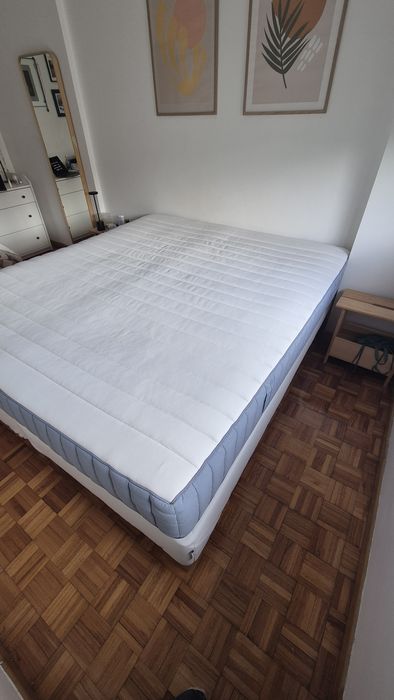 Cama ikea ESPEVÄR + colchão ikea VALEVÅG 180x200