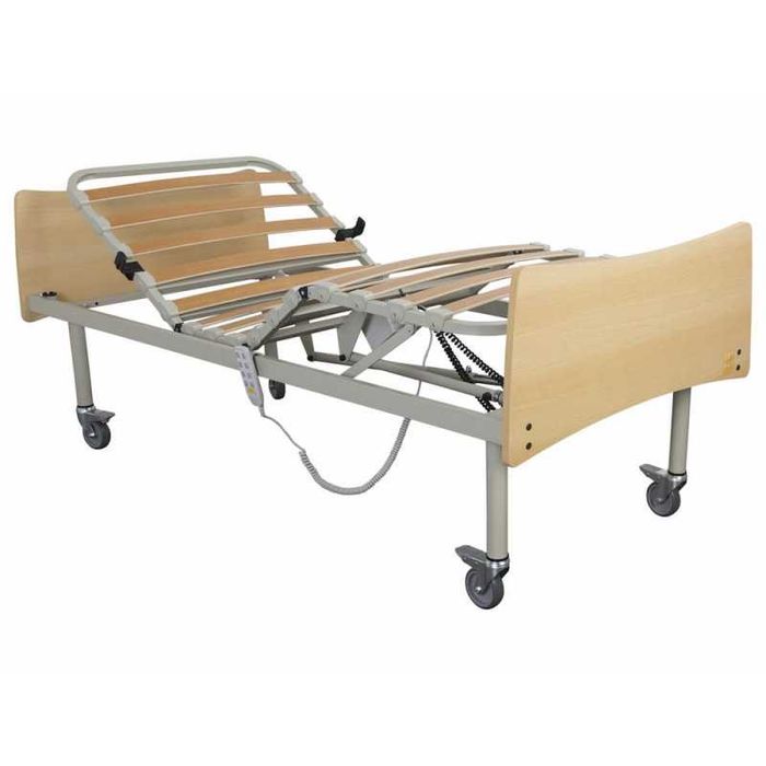 Cama Elétrica Geriátrica com Rodas (NOVA) Articulada