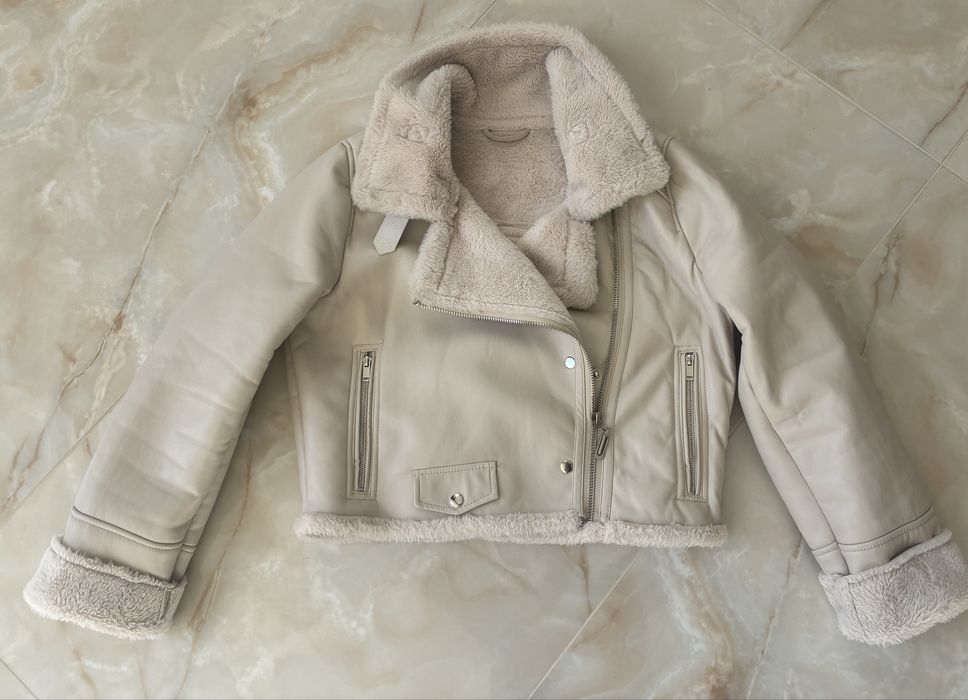 Дублянка , косуха жіноча беж розмір L