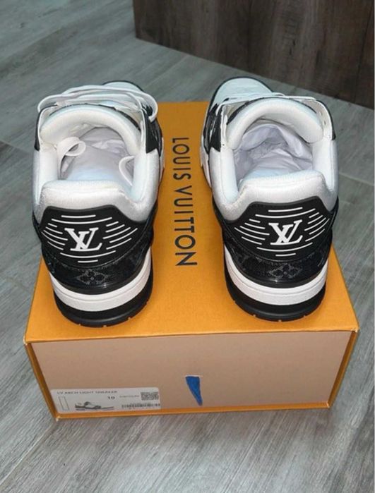 Louis Vuitton damskie buty nowe biale skorzane trampki Louis vuitton