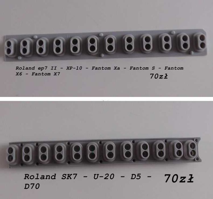 Gumki stykowe Kurzweil Korg Fatar Ensoniq Technics Nord Roland Casio