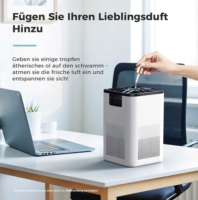Oczyszczacz powietrza z filtrem HEPA H13 z funkcją aromaterapii