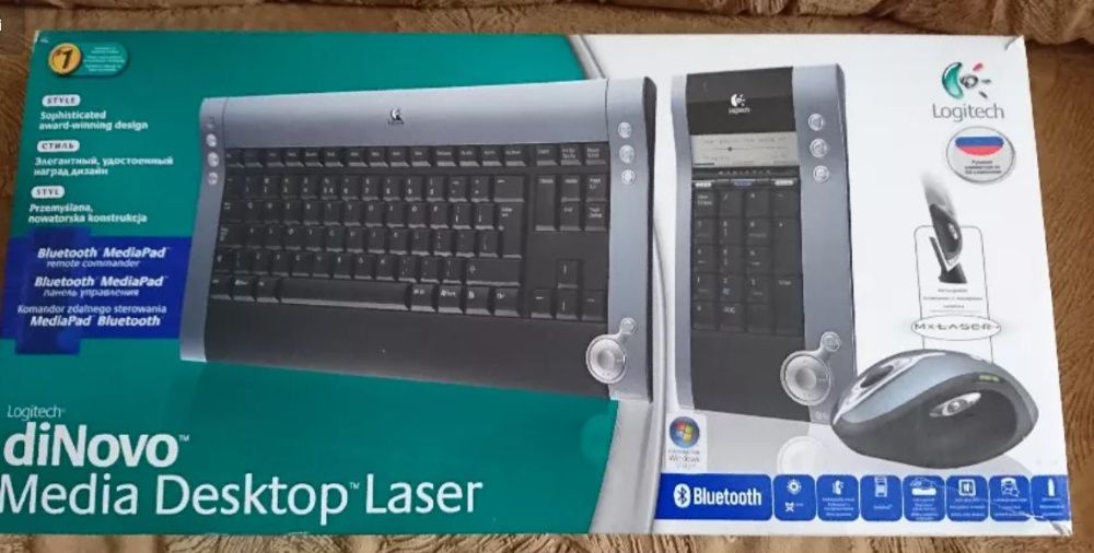 bluetooth-клавіатура Logitech MX MediaPad і мишка