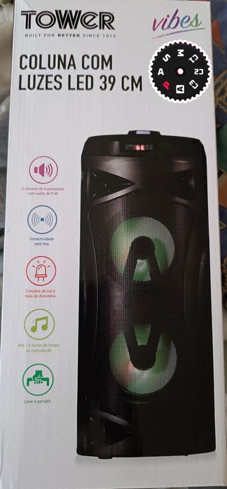 Coluna de som totalmente Nova