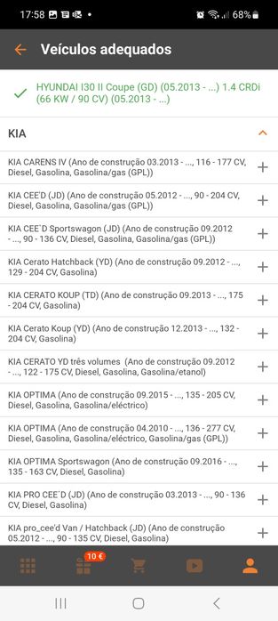 Discos para hyunday kia