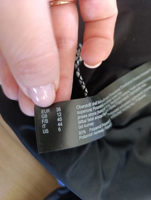 Strój nowy kąpielowy Bonprix 38 holo print wężowy