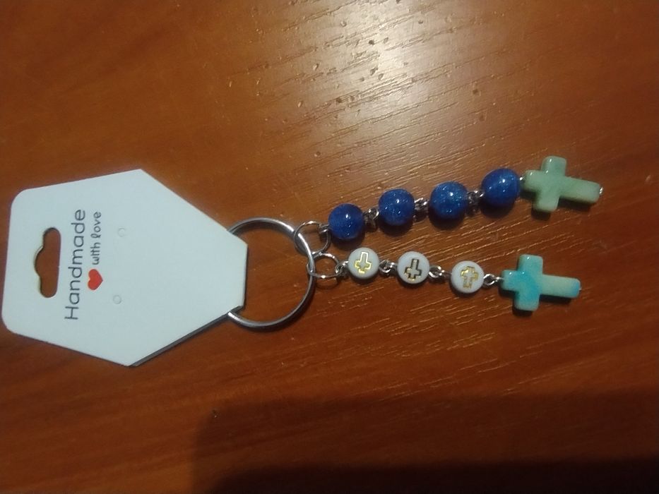 Breloczek dla chłopca. Komunia. Rękodzieło.