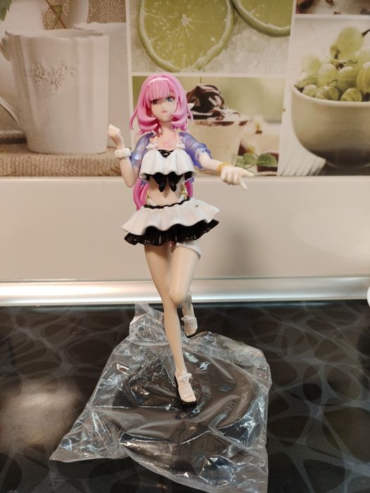 Аніме фігурка Елізія 22 см Хонкай Імпакт Elysia Honkai Impact Summer