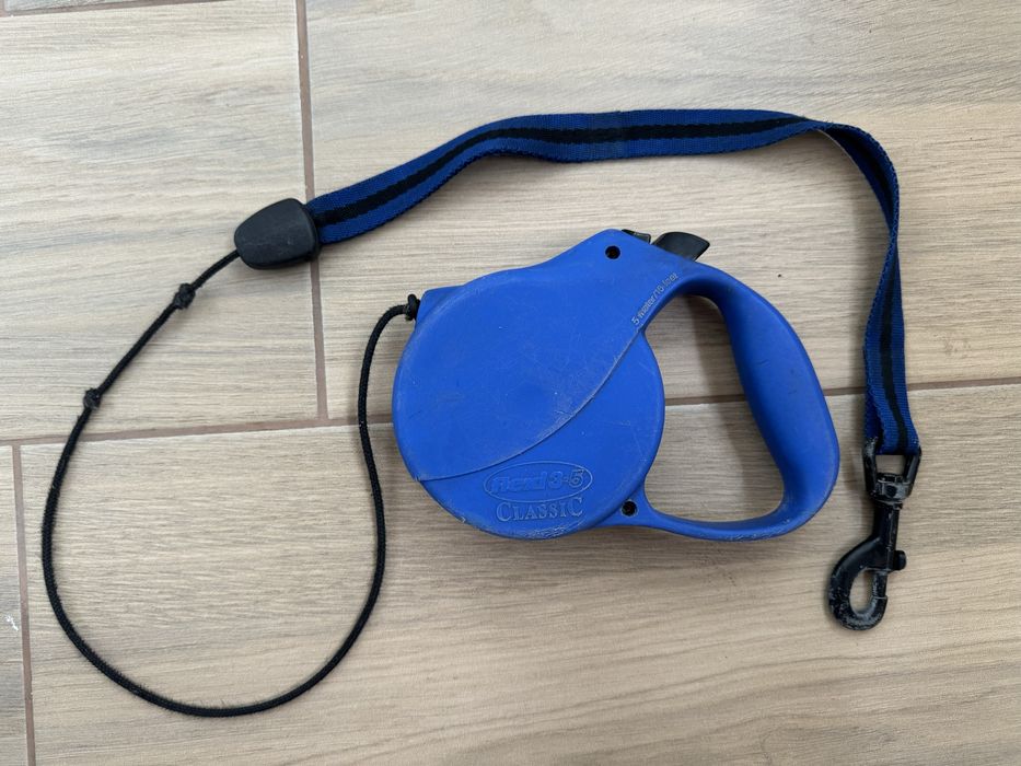 Повідець поводок для невеличкої собаки до 15 кг 5м flexi