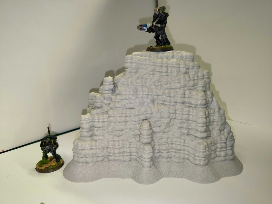 Klif Stratified 4 sci-fi diorama makieta