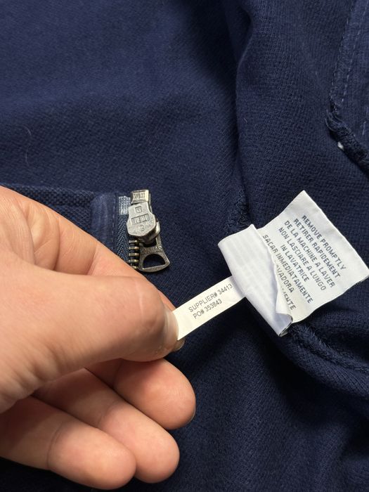 Хлопковая олимпийка Polo Ralph Lauren мужская винтажная зип кофта