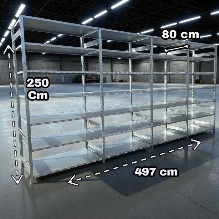 Regały magazynowe półkowe