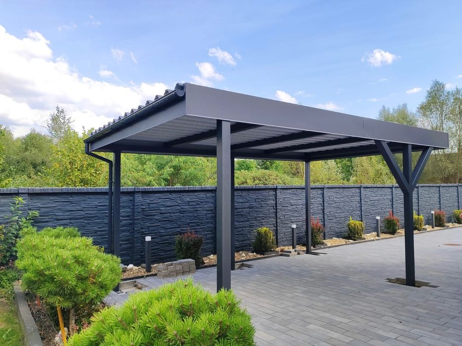 Zadaszenie samochodu, wiata garażowa, carport, nowoczesne zadaszenie