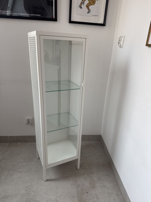 Witrynka IKEA witryna biala metal (-50 zl do niedzieli)