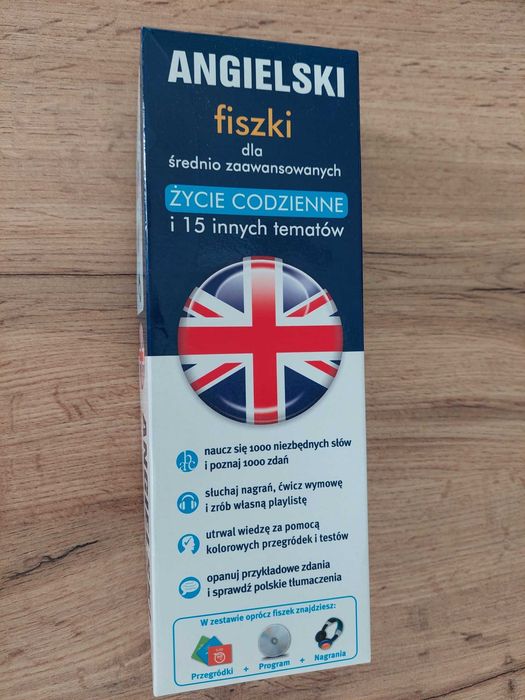 Angielski – fiszki dla średnio zaawansowanych, życie codzienne i inne tematy