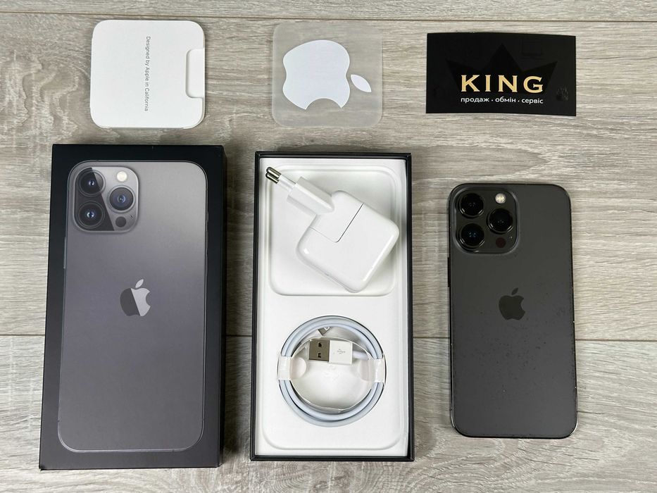 Apple iPhone 13 Pro - 256GB - Graphite Neverlock ІДЕАЛ 100% АКУМ №493