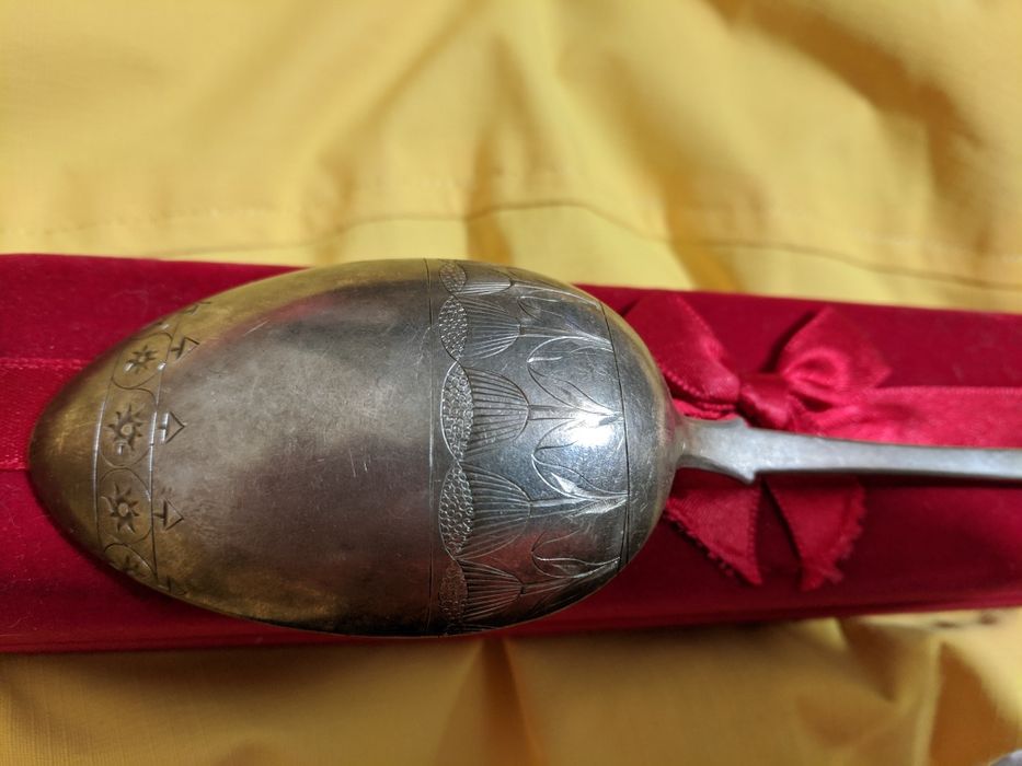 Ложка до революционная серебро 84 проба