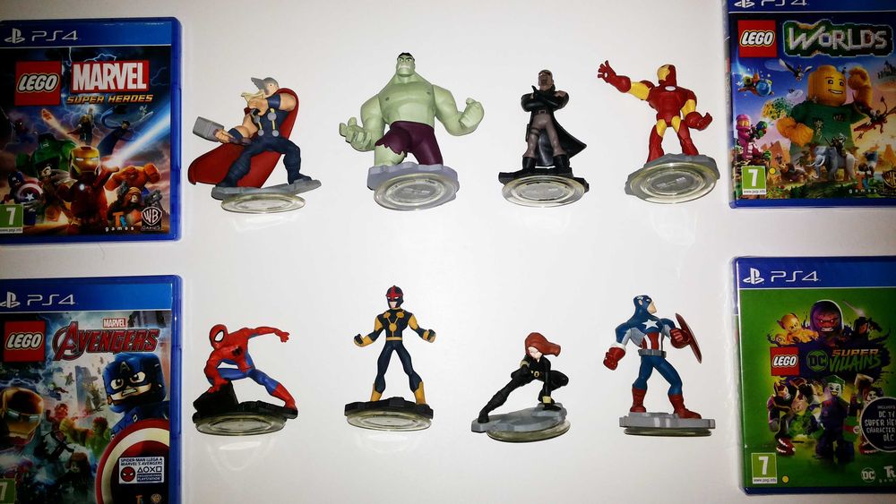 Jogos PS4 - Lego + Marvel + Disney Infinity